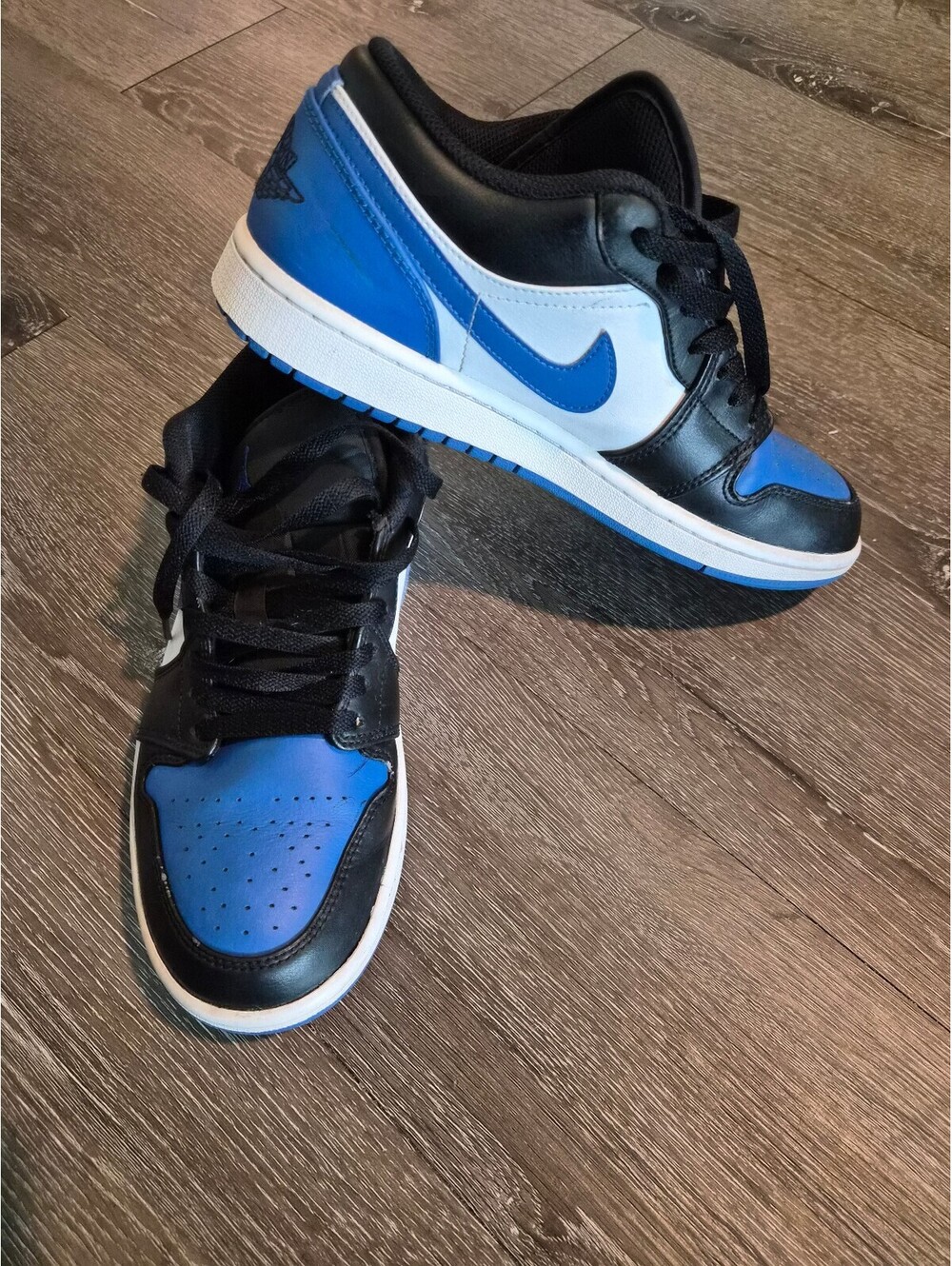 Nike Air Jordan 1 Mid Game Royal 553558-140 Men's 8.5 Preowned